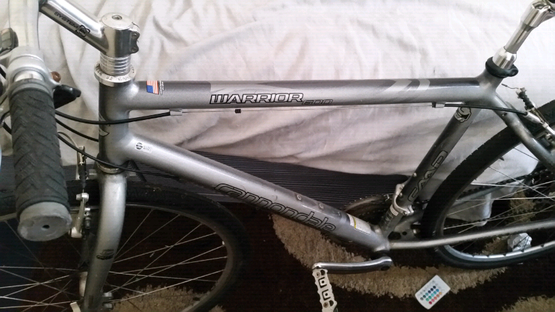cannondale warrior 600